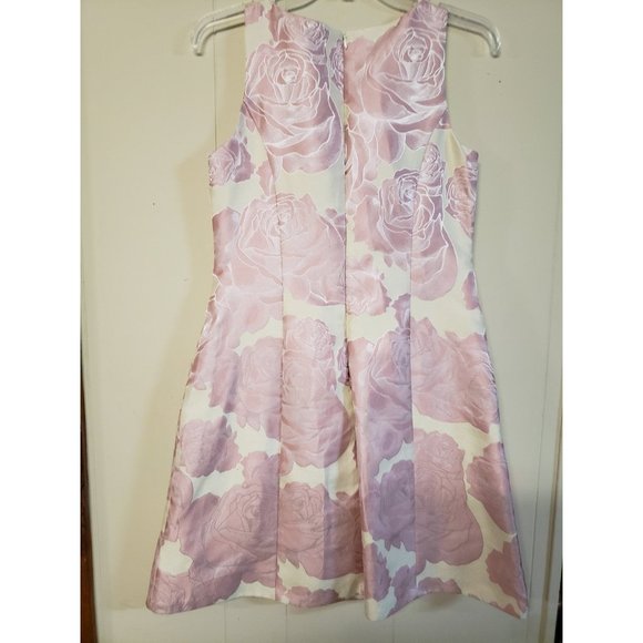 NWOT Roz & Ali Pink Rose Dress Size 2 - Picture 4 of 6
